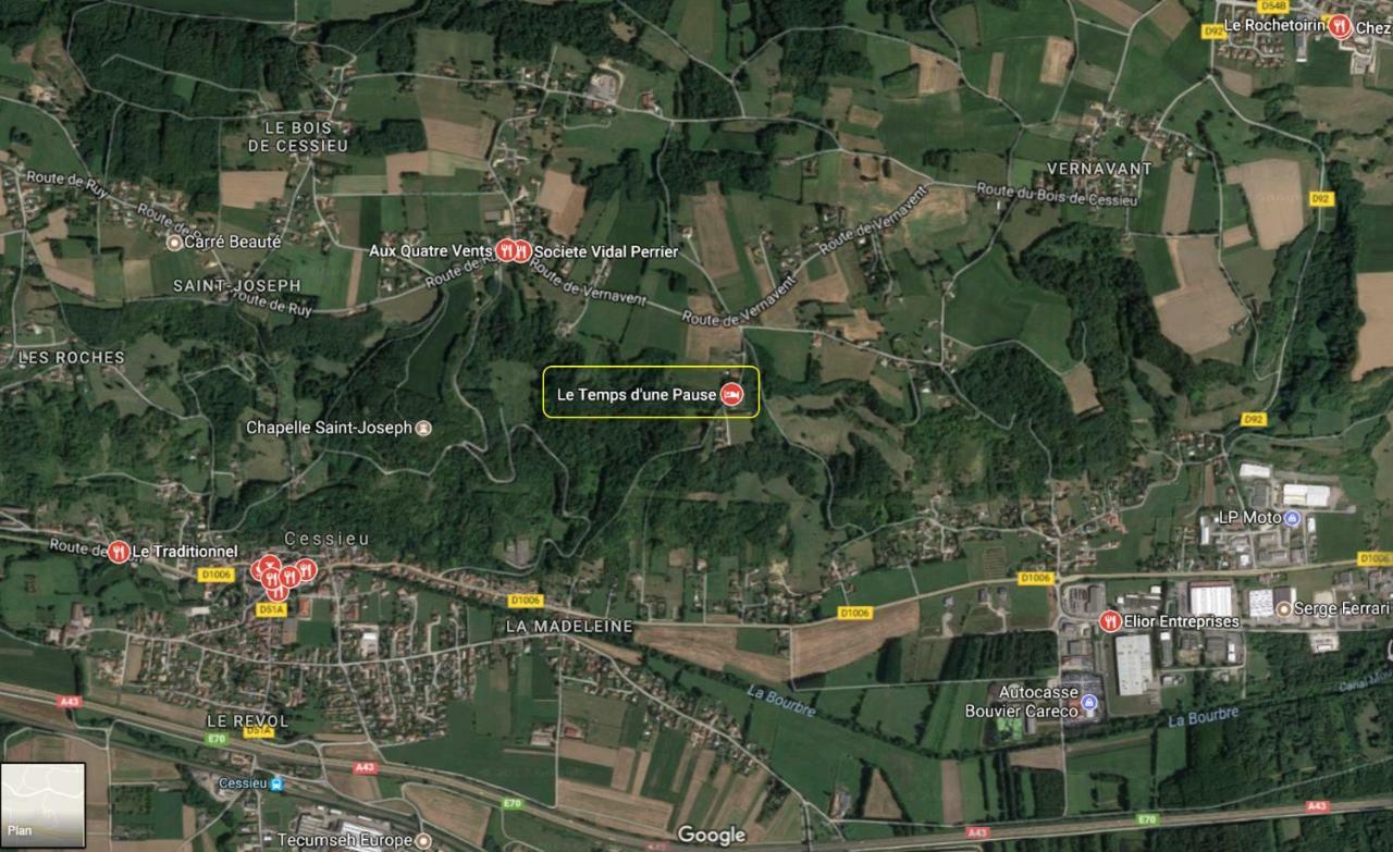 Le Temps D'Une Pause Cessieu Exteriör bild